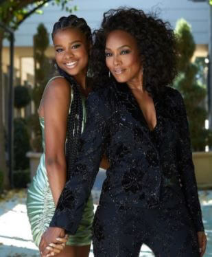 Bronwyn Vance with her mother Angela Bassett.